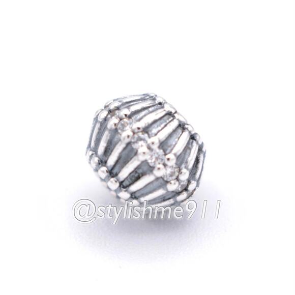 Authentic PANDORA Show Stopper Bead with White Zirconia - 790545CZ - Picture 8 of 9